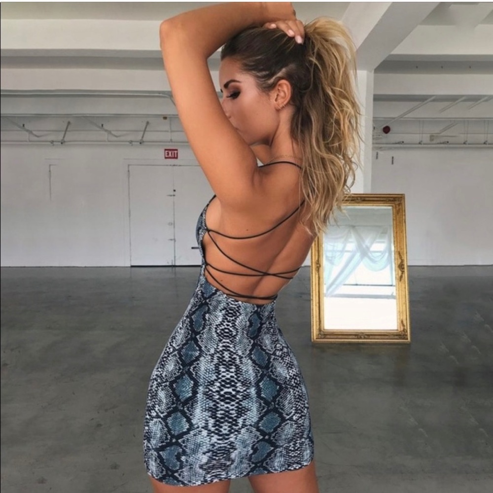 Snakeskin dress - Picture 3 of 5